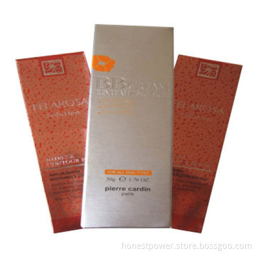 Cosmetic Packaging Box, Made of 350g Paper, Customized Sizes/Designs are Accepted